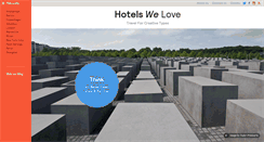 Desktop Screenshot of hotelswelove.com