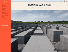 Tablet Screenshot of hotelswelove.com